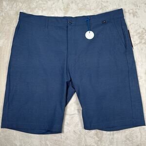 NWT Travis Mathew Golf Shorts Men’s Size 42 Blue Performance Stretch